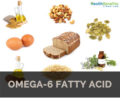 omega 6 fatty acids list.